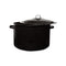 Millvado Granite 21 Qt Stockpot Nonstick Soup Pot With Lid Speckled Enamel Ware Cookware Large Stock Pot For Boiling and Cooking Big Granite Cooking Pot for Stovetop Campfire Outdoor Stove